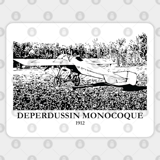 Deperdussin Monocoque 1912 Aircraft Sticker by Lakeric